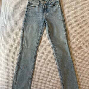 MOTHER Light Blue High Rise Jeans